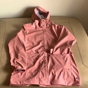 Hershel Supply Company Rainwear Parka in Rosette color.